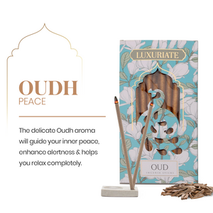 Oudh Bambooless Incense Stick - LUXURIATE