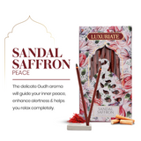 Sandal Saffron Bambooless Incense Stick - LUXURIATE