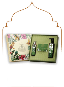 Gift Set - Parijat Soap, Face Wash, and Body Wash - LUXURIATE