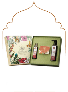 Gift Set - Tomato Face Wash, Rose Hand Wash, and Orange Cinnamon Soap - LUXURIATE