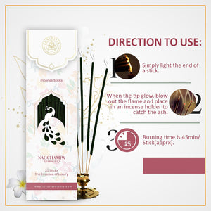 Naag Champa Incense Stick - LUXURIATE