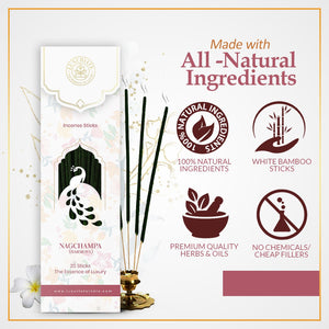 Naag Champa Incense Stick - LUXURIATE