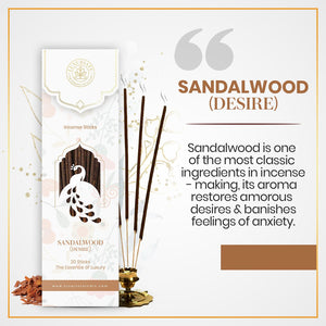 Sandalwood Incense Stick - LUXURIATE