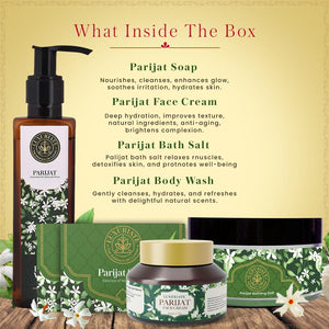 Parijat Skin & Bath Gift Set Box 5PC