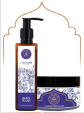 Lavender Bath Essential Combo (Pack of 2) Bath Salt, Body Wash - LUXURIATE