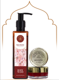 Red Wine Skin & Bath Combo (Pack of 2) Body Wash, Lip Balm - LUXURIATE