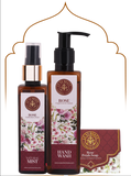 Rose Skin Care Combo (Pack of 3) Soap, Face Mist, Hand Wash - LUXURIATE