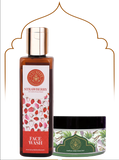 Strawberry Face Care Combo (Pack of 2) Face Wash, Gel - LUXURIATE