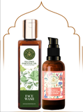 Tea Tree Face Care Combo (Pack of 2) Face Wash, Serum - LUXURIATE