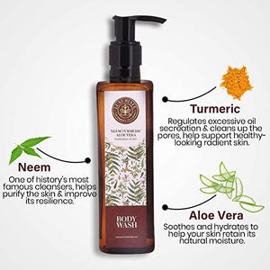 Neem Turmeric Aloe Vera Body Wash - LUXURIATENeem Turmeric Aloe Vera Body WashBody WashLUXURIATELUXURIATE