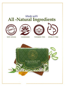 Neem Turmeric Aloe Vera Soap - LUXURIATENeem Turmeric Aloe Vera SoapSoapLUXURIATELUXURIATE