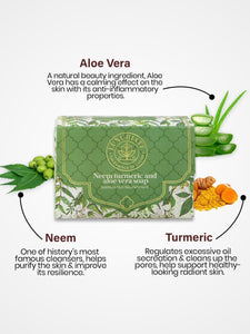 Neem Turmeric Aloe Vera Soap - LUXURIATENeem Turmeric Aloe Vera SoapSoapLUXURIATELUXURIATE