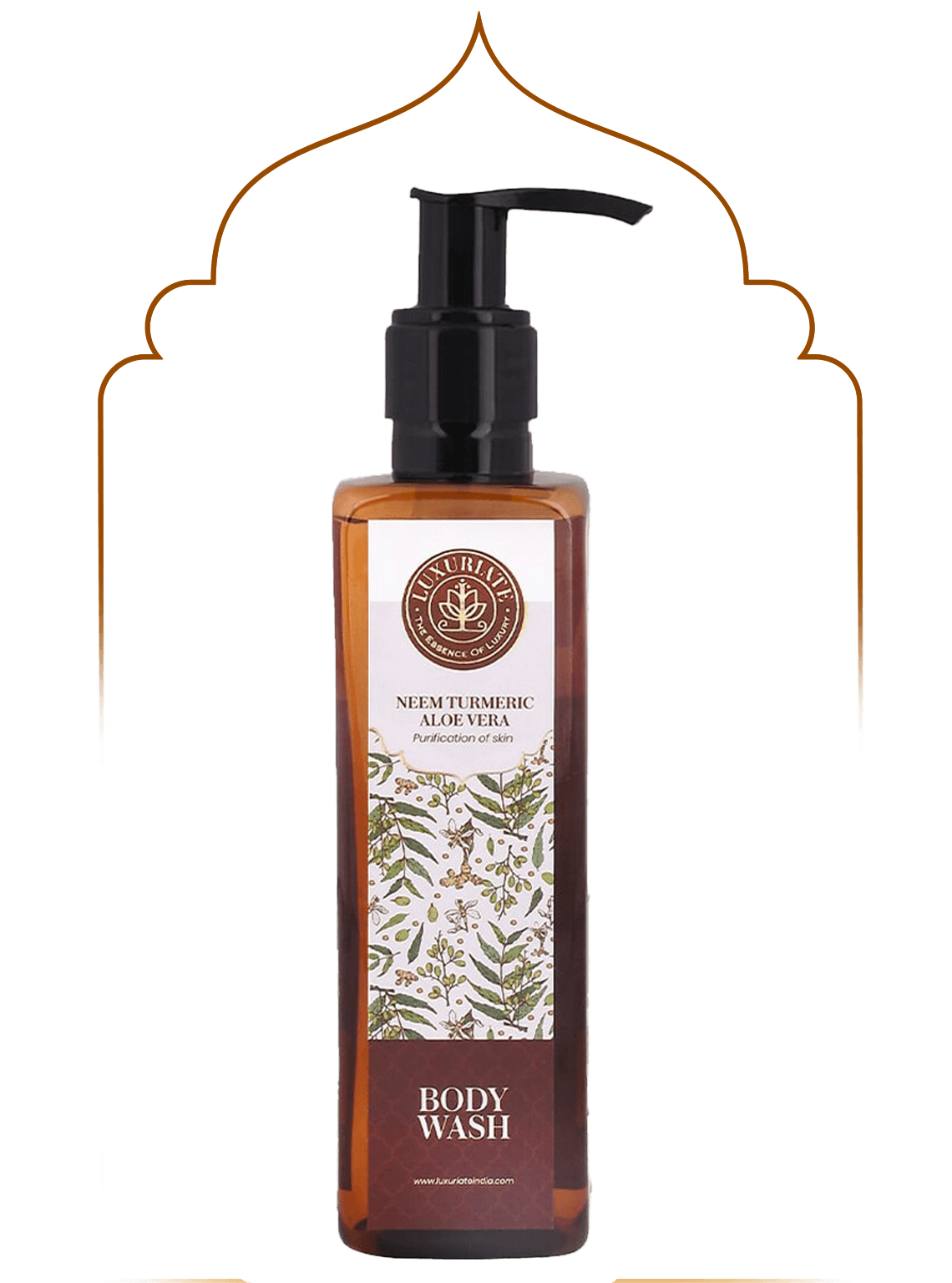 Neem Turmeric Aloe Vera Body Wash - LUXURIATE