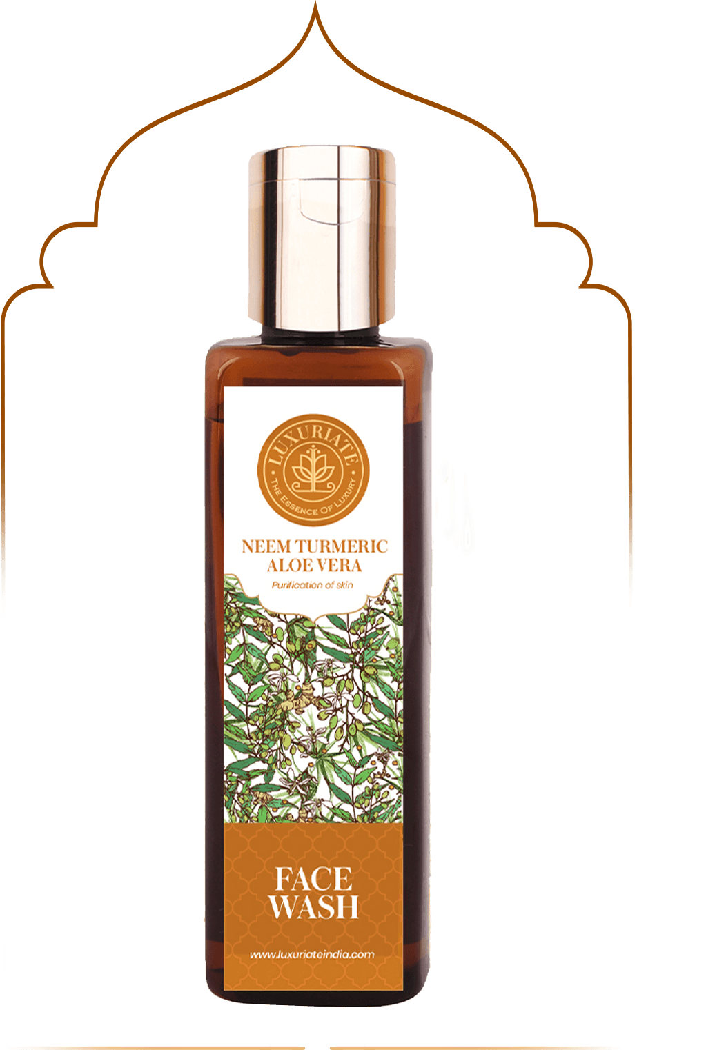 Neem Turmeric Aloe Vera Face Wash - LUXURIATE