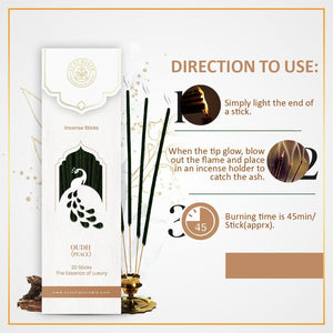 Oudh Incense Stick - LUXURIATEOudh Incense StickIncense StickLUXURIATELUXURIATE