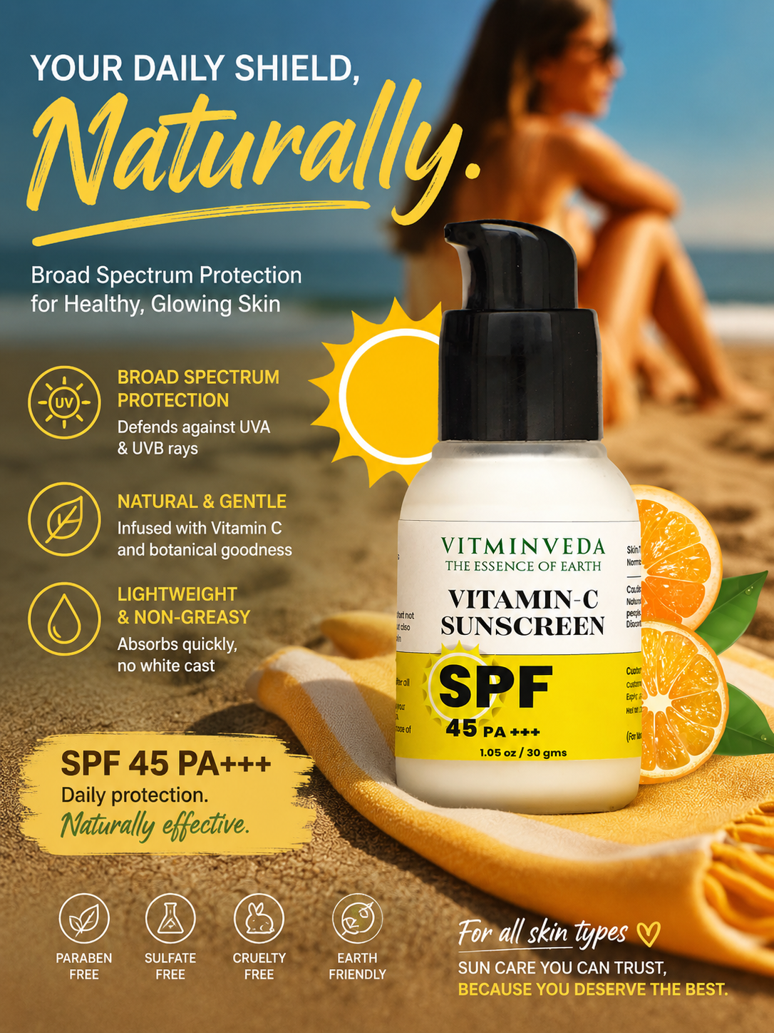 Vitamin C Sunscreen SPF 45 PA+++