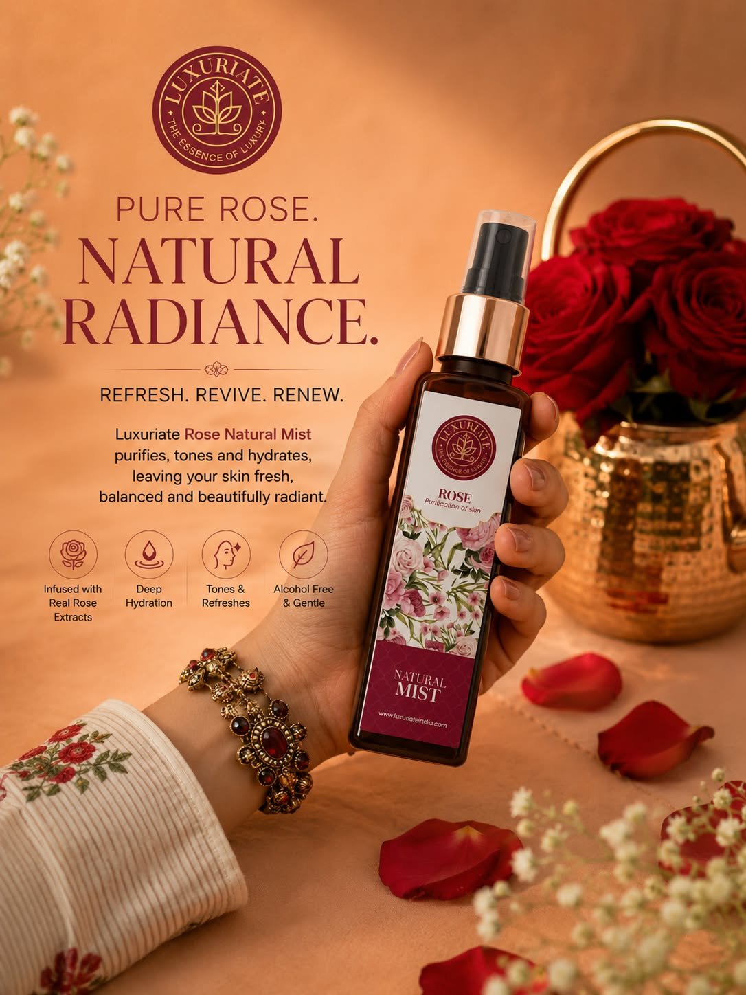 ROSE NATURAL MIST