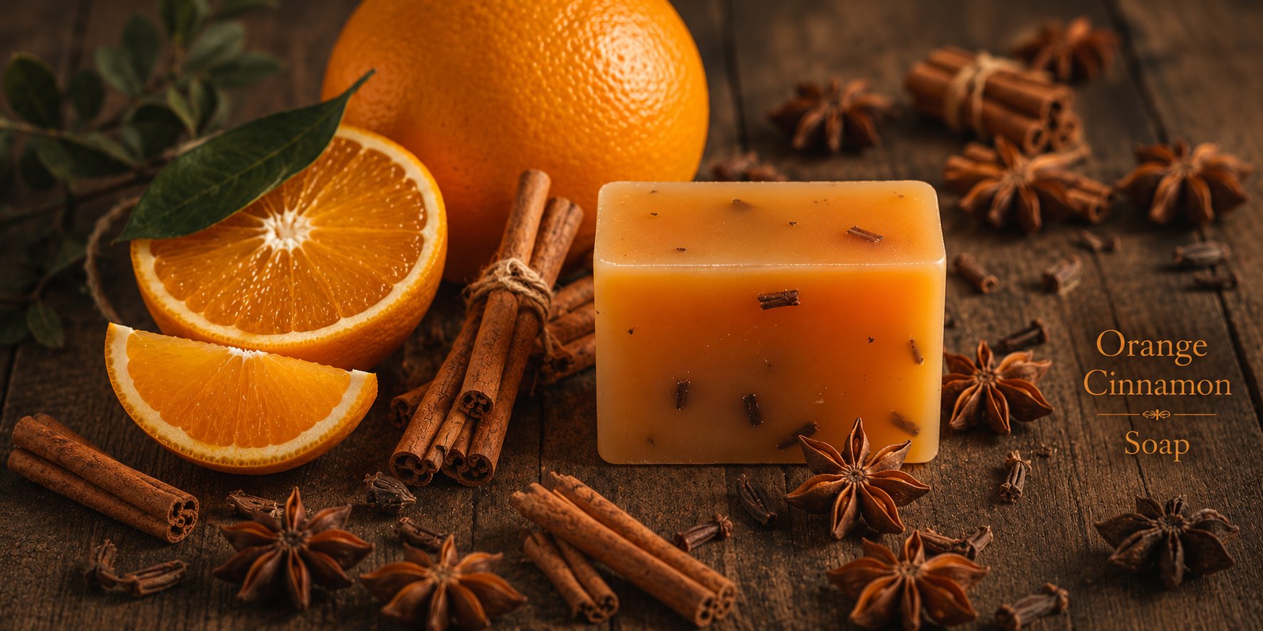 Orange Cinnamon Soap — VITMINVEDA