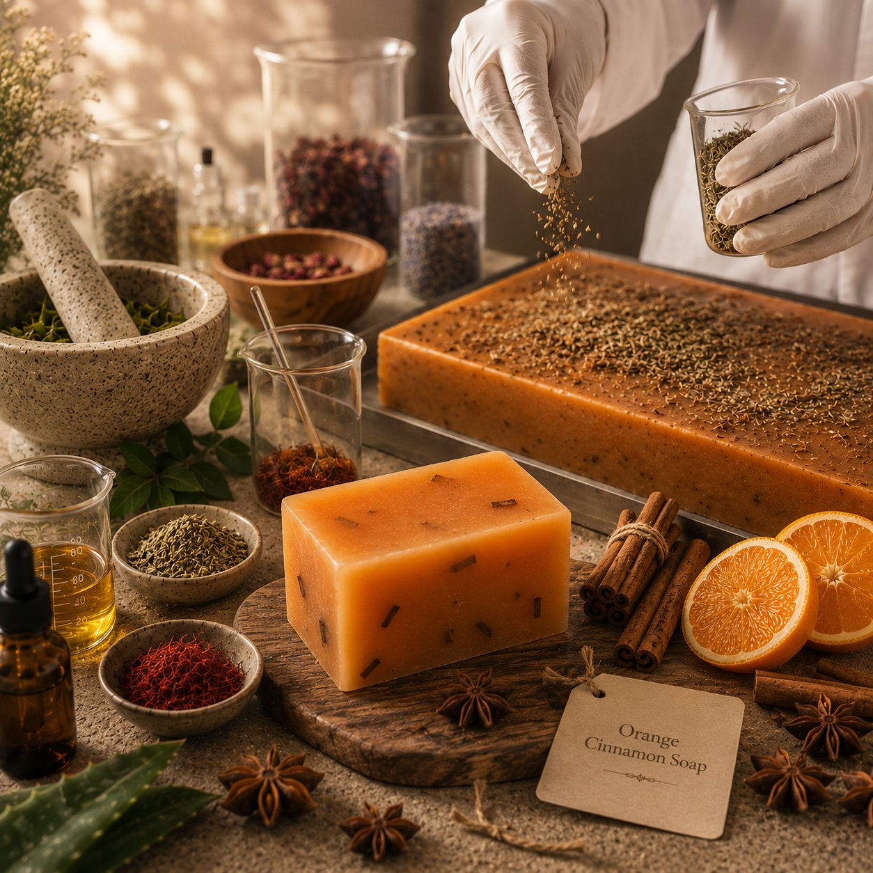 Making of VITMINVEDA soap — science meets Ayurveda