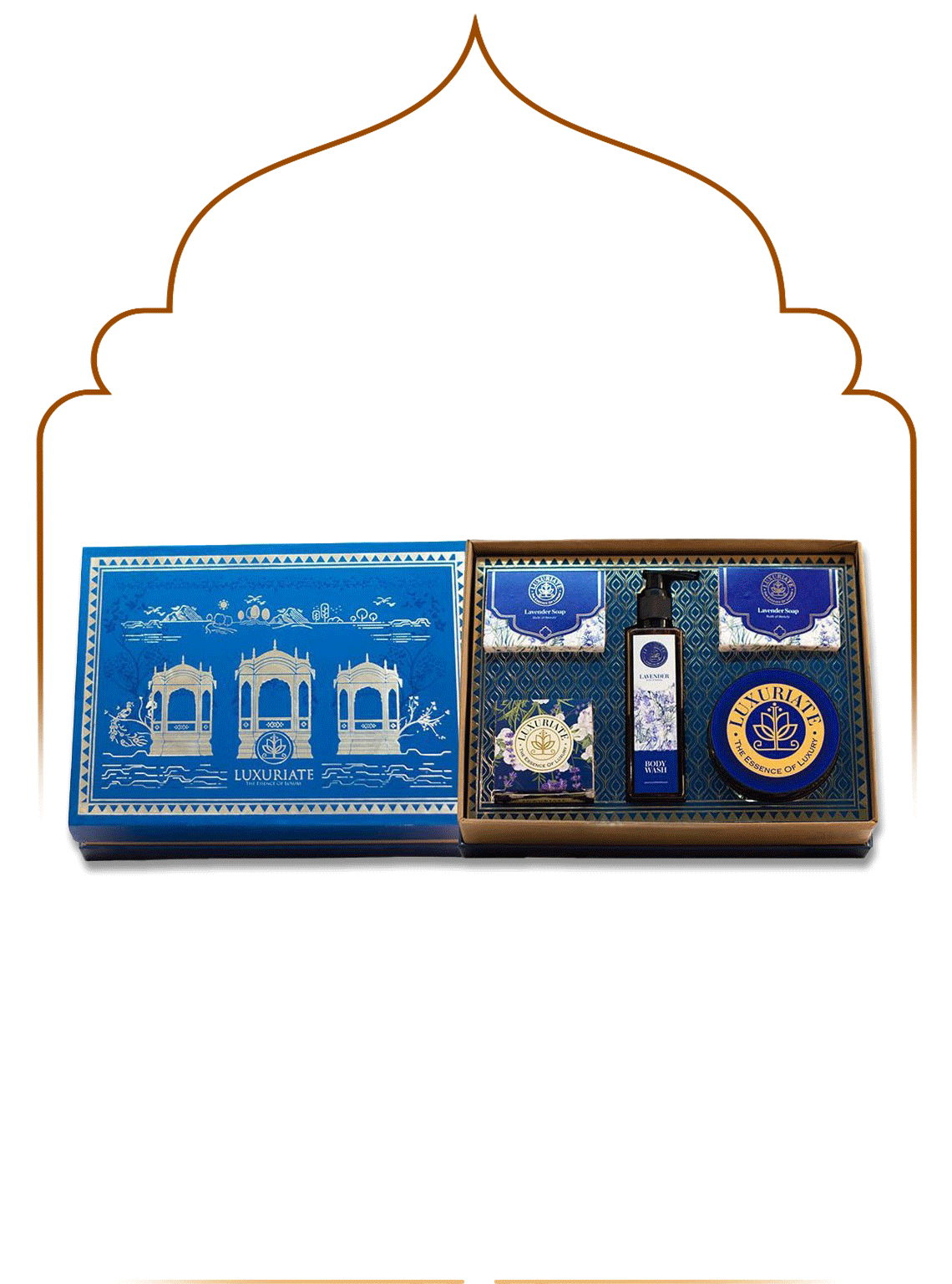 Lavender Skin &amp;amp;amp; Bath Gift Set Box 5PC