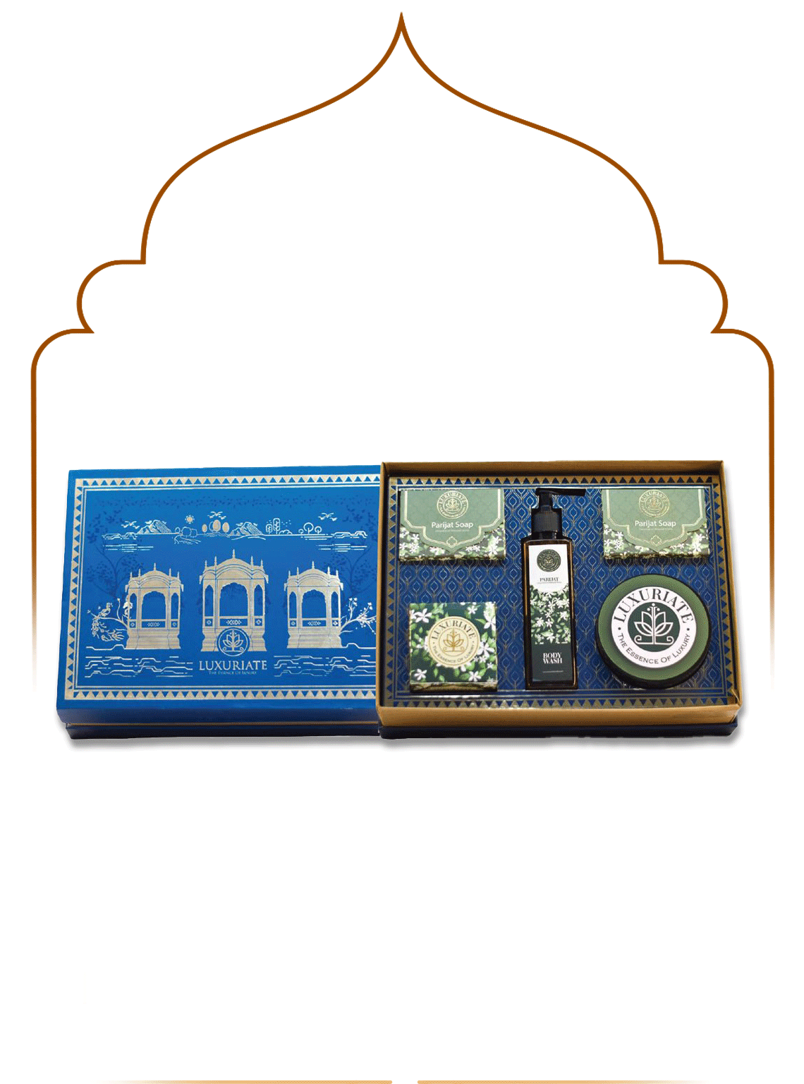 Parijat Skin &amp;amp;amp; Bath Gift Set Box 5PC