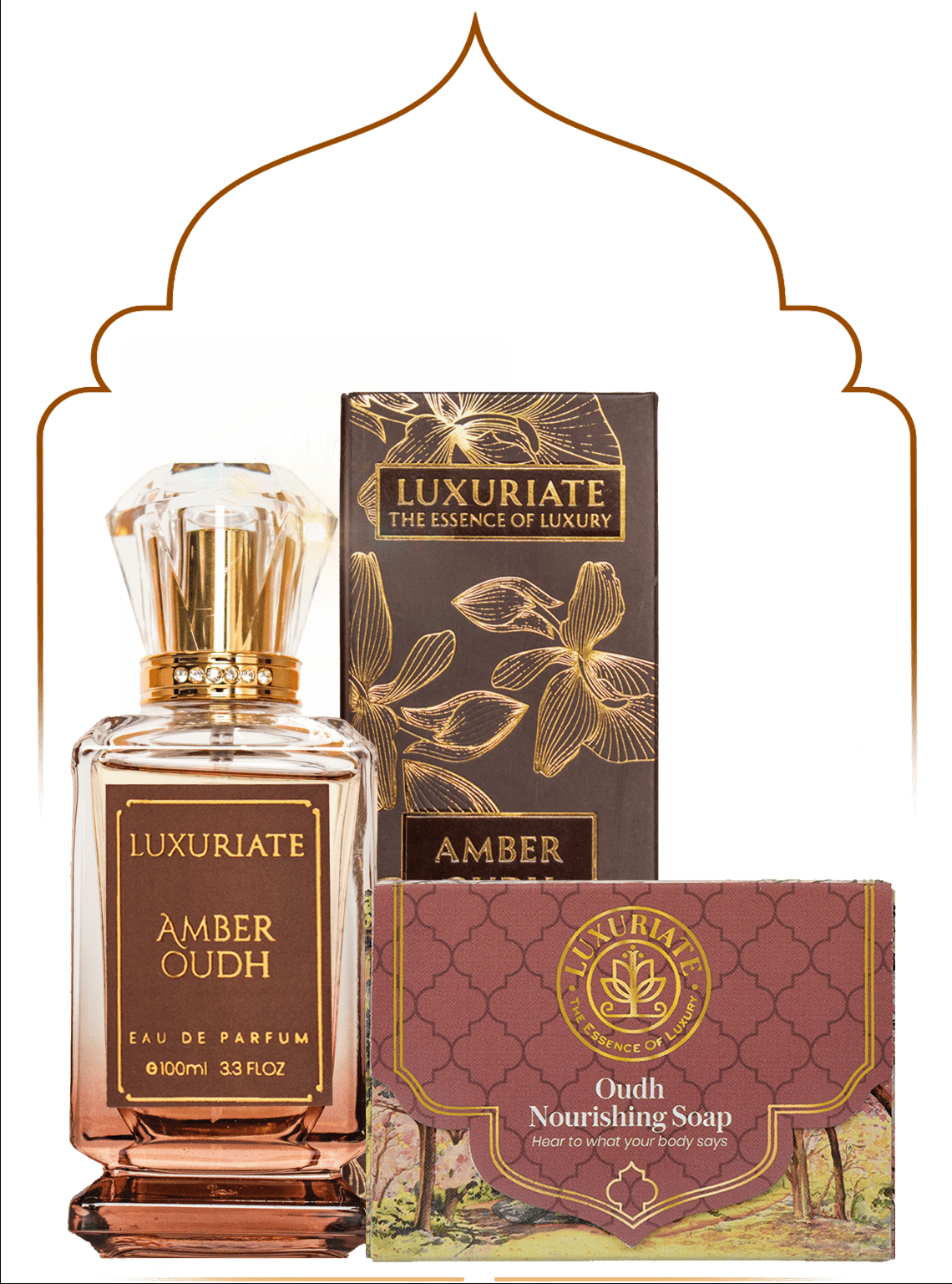 Oudh Luxury Combo (Pack of 2) Soap, Perfume