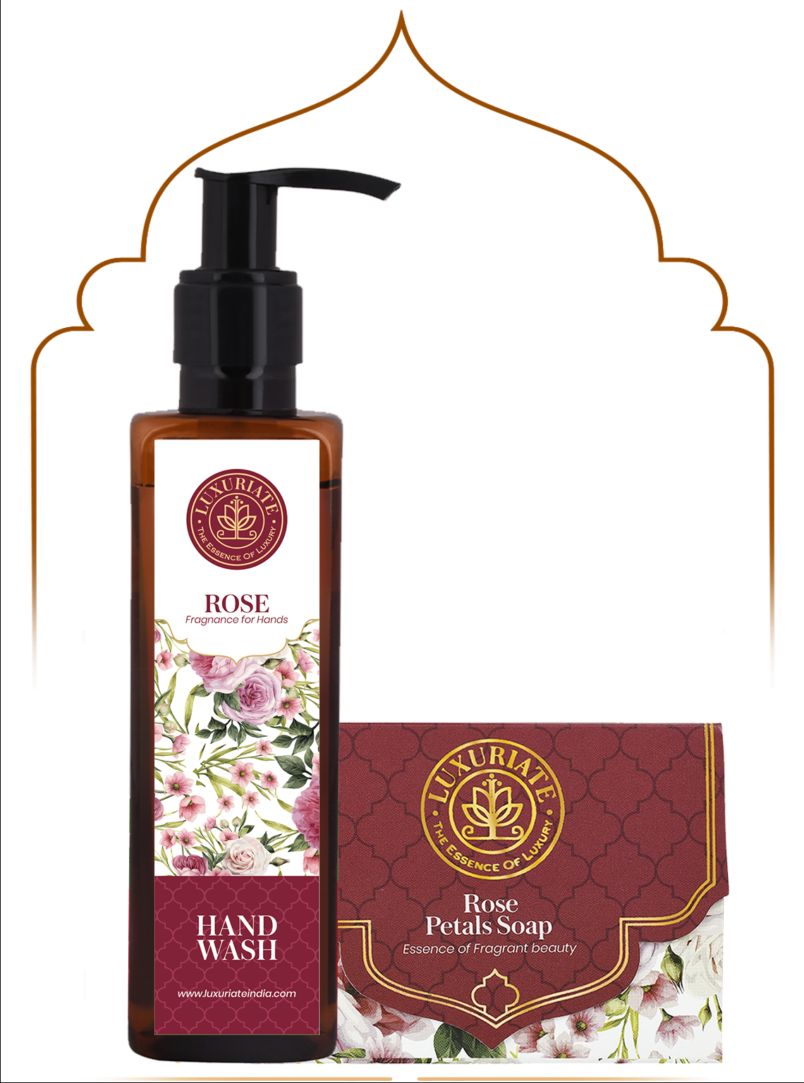 Rose Hygiene Combo (Pack of 2) Soap, Hand Wash