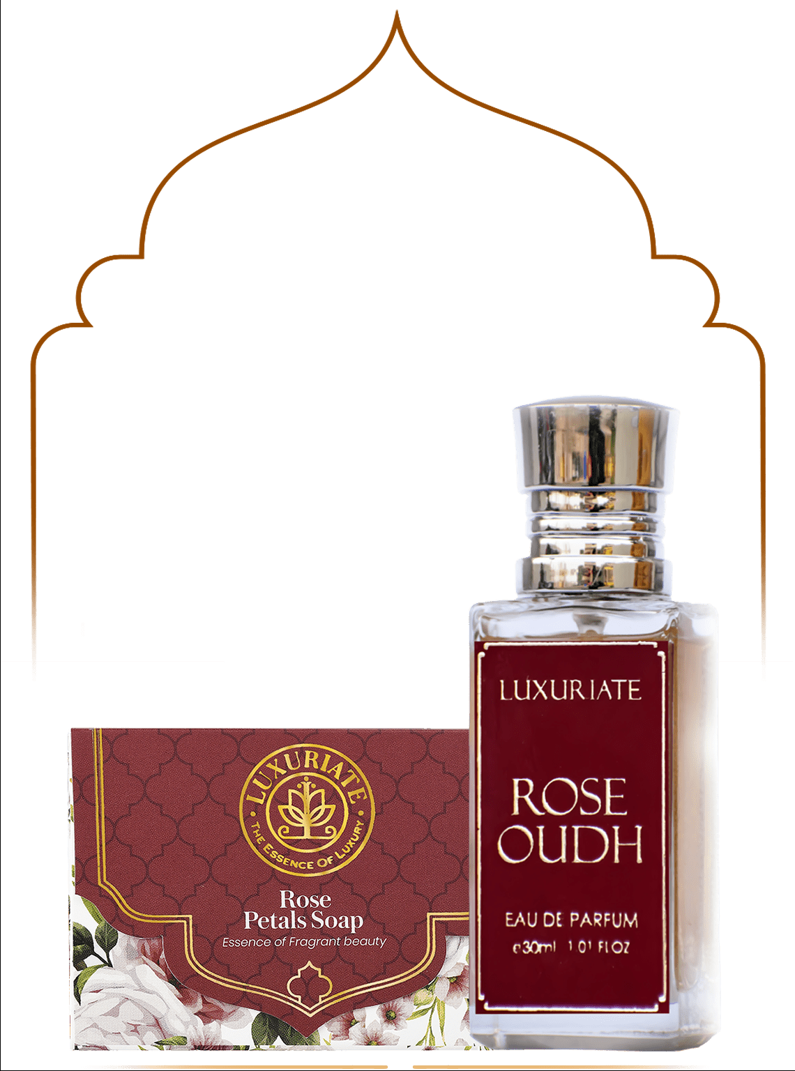 Rose Fragrance Combo (Pack of 2) Soap, Perfume