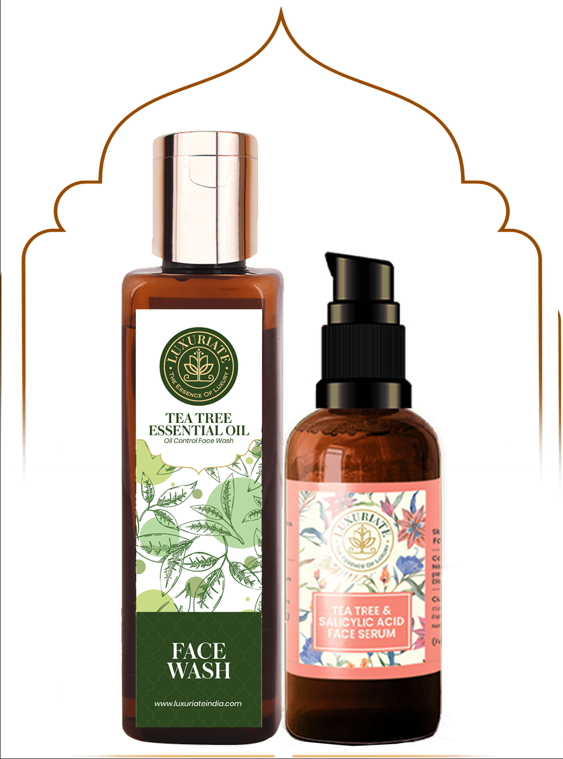 Tea Tree Face Care Combo (Pack of 2) Face Wash, Serum