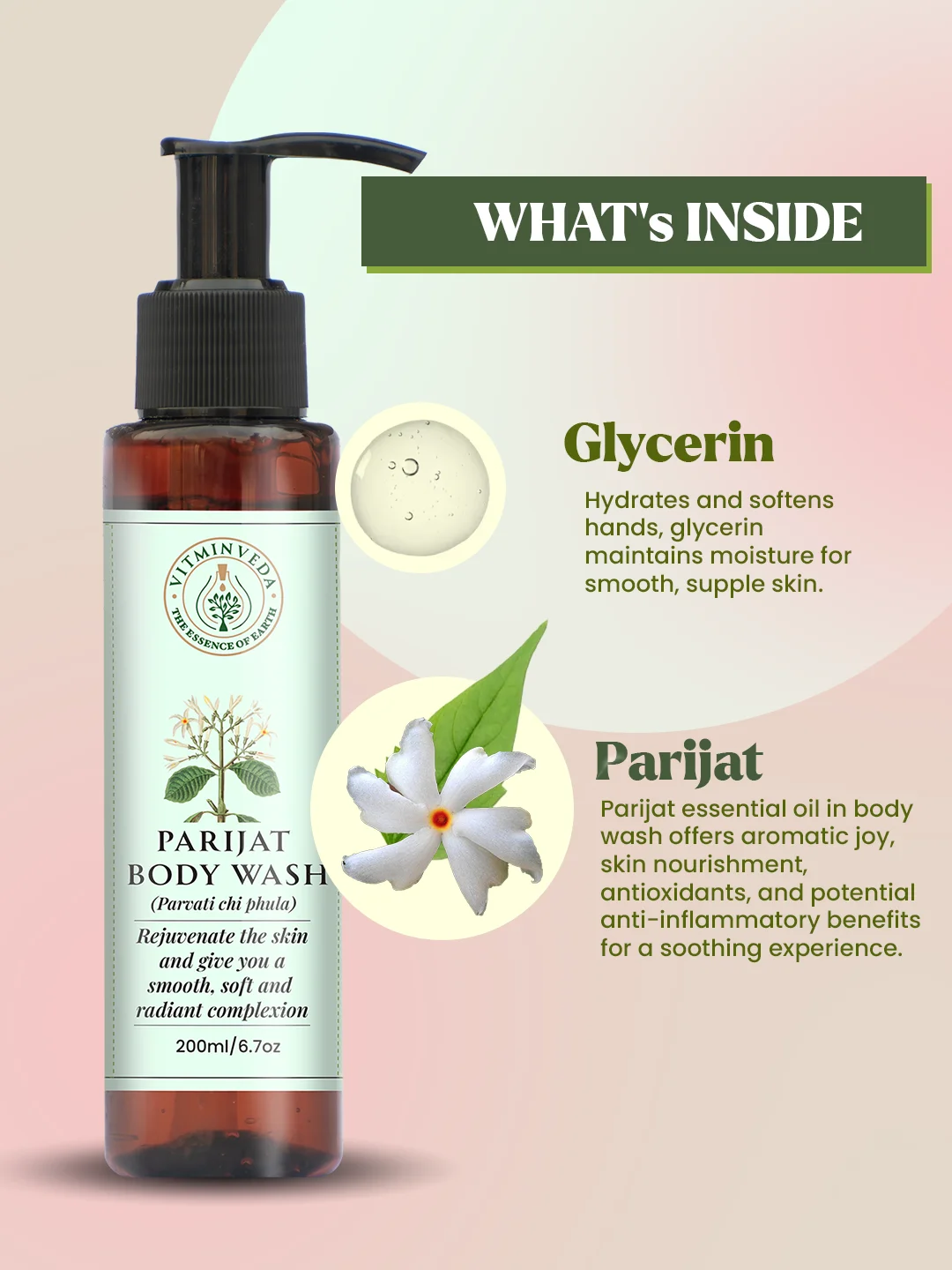 Parijat Body Wash 200ml