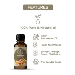 Real Sandalwood Pure Essential Oil - 15ml — View 2