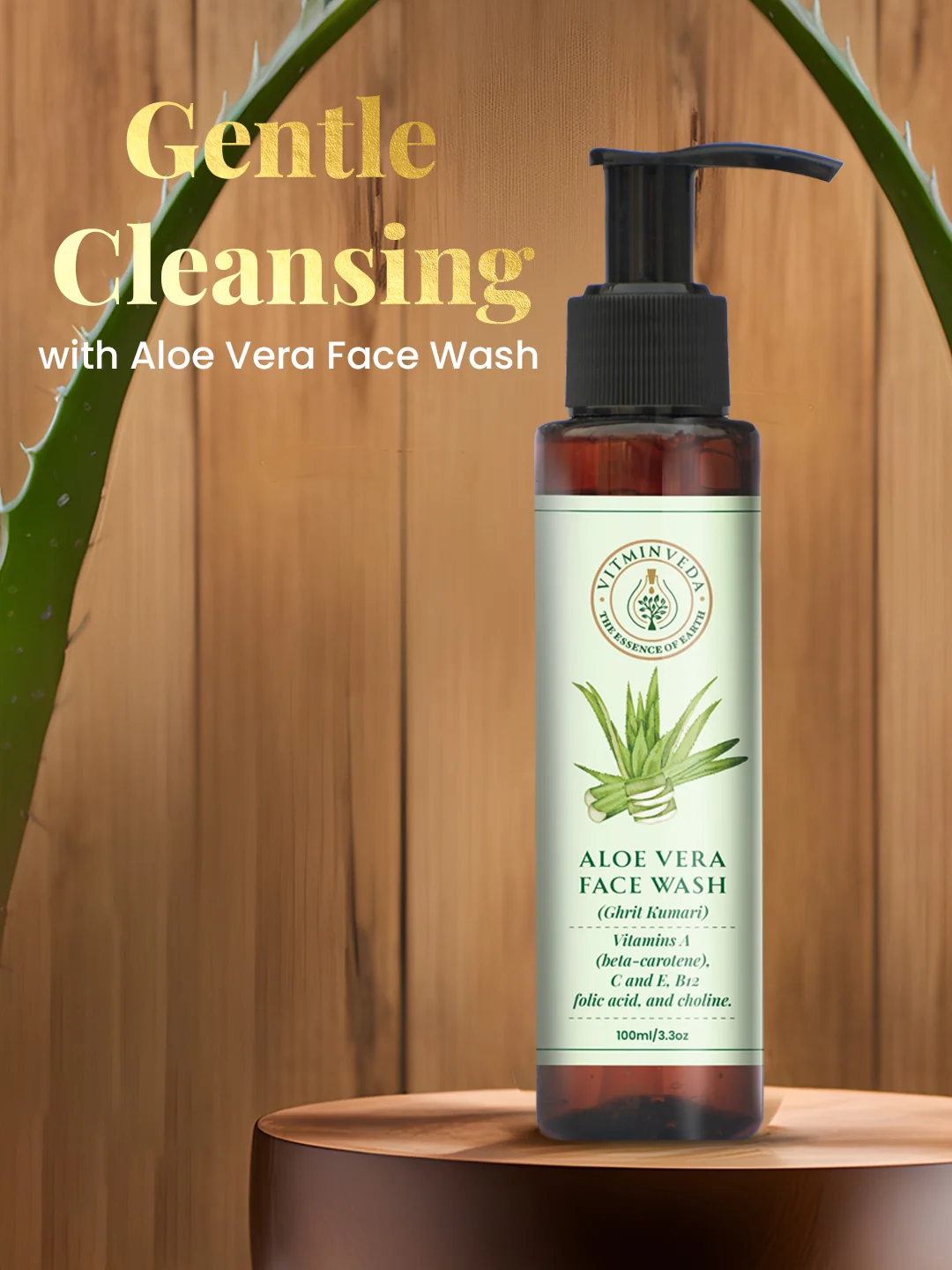 Natural Aloe Vera Face Wash 100ml