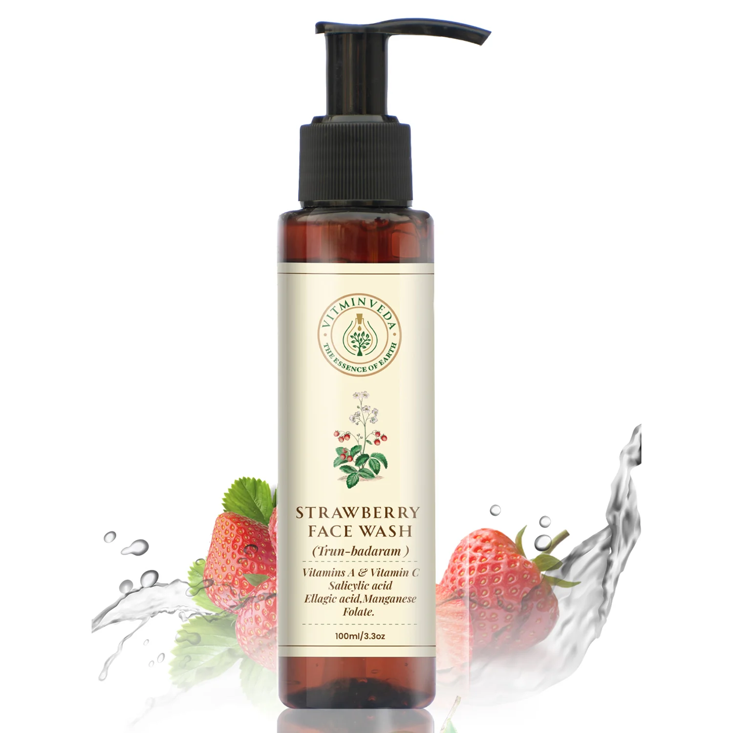 Natural Strawberry Face Wash 100ml