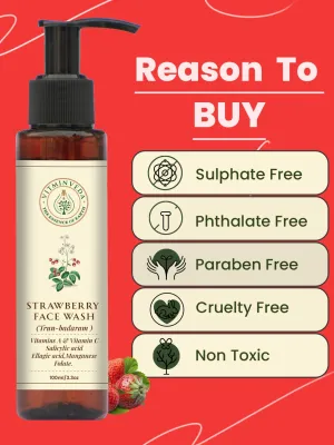 Natural Strawberry Face Wash 100ml