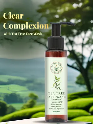 Natural Tea Tree Face Wash 100ml