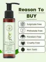 Natural Tea Tree Face Wash 100ml — View 2