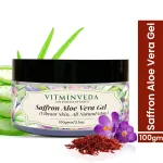 Aloe Vera Gel with Saffron - 100gm — View 5