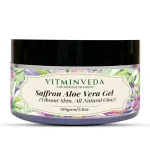 Aloe Vera Gel with Saffron - 100gm — View 6