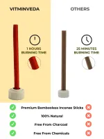 Sandal Saffron Bambooless Incense Stick — View 1