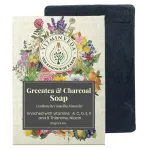 Charcoal Green Tea Herbal Soap Bar - 125gm