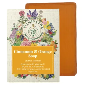 Orange and Cinnamon Soap Bar - 125gm