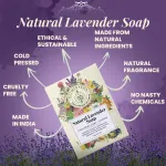 Lavender Herbal Soap Bar - 125gm — View 5