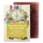 Aloe Vera Neem Turmeric Herbal Soap Bar - 125gm — View 17