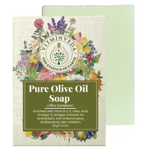 Olive Oil Herbal Soap Bar - 125gm