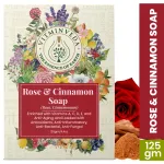 Rose Cinnamon Herbal Soap Bar - 125gm — View 6