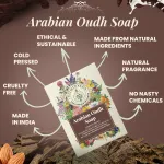 Natural Soap Pack of 3 | Olive Oil, Oudh, Charcoal Green Tea — View 3