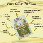 Natural Soap Combo Pack of 3 | Olive Oil, Arabian Oudh and Parijat — View 3
